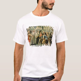 The Ascent of a Hot-Air Balloon in Madrid, detail T-Shirt