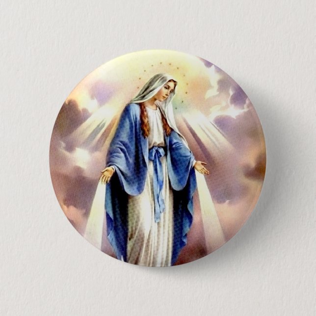 The Assumption of Mary Button (Front)