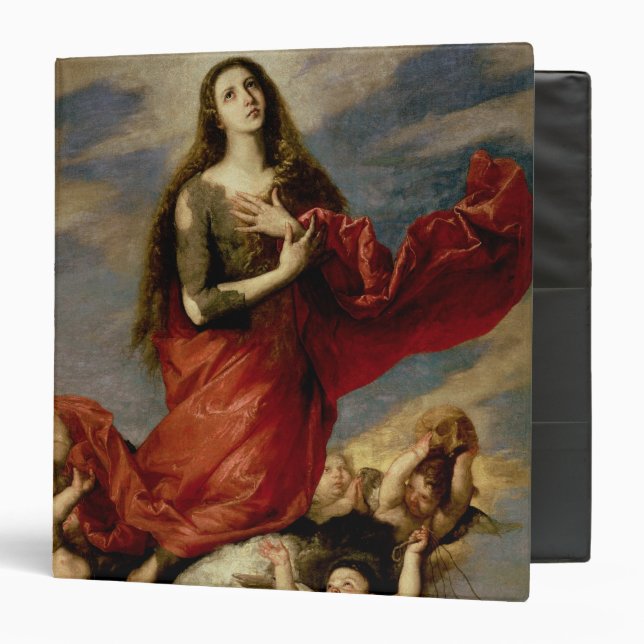 The Assumption of Mary Magdalene, 1636 3 Ring Binder (Front/Inside)