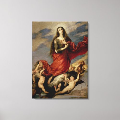 The Assumption of Mary Magdalene 1636 Canvas Print