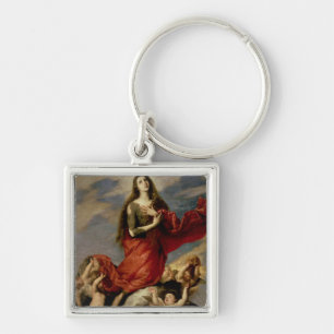 The Assumption of Mary Magdalene, 1636 Keychain