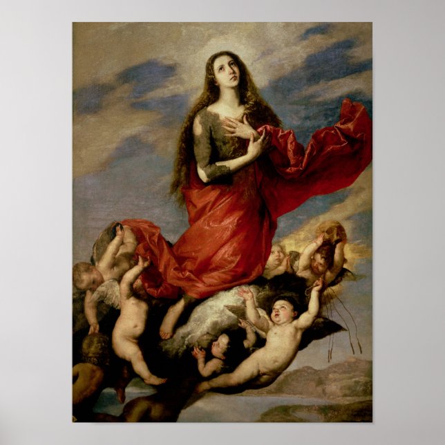 The Assumption of Mary Magdalene, 1636 Poster (Front)
