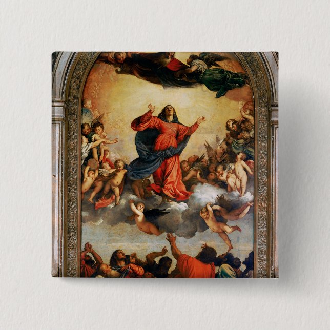 The Assumption of the Virgin, 1516-18 Button (Front)
