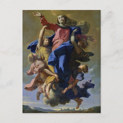 The Assumption of the Virgin 1649_50 Postcard