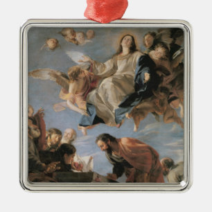 The Assumption of the Virgin, 1673 (oil on canvas) Metal Ornament