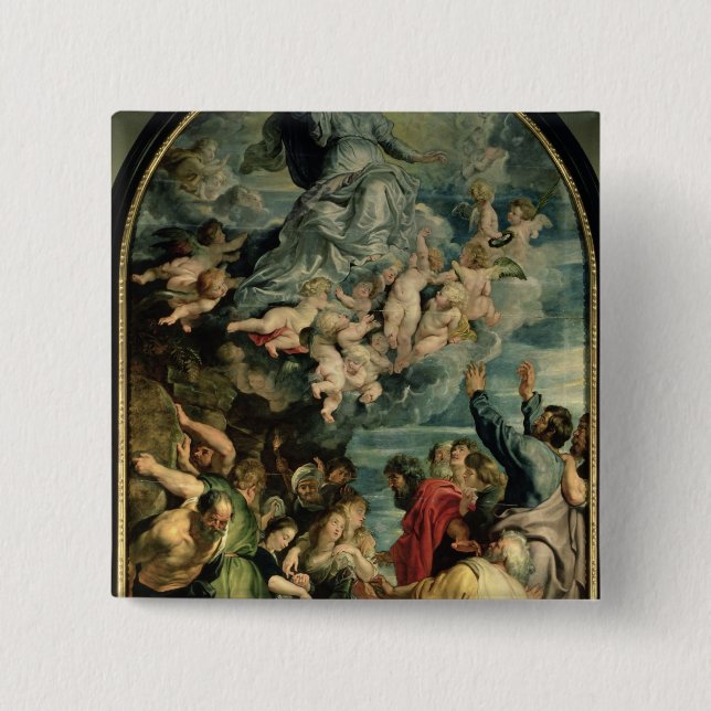 The Assumption of the Virgin Altarpiece, 1611/14 Button (Front)