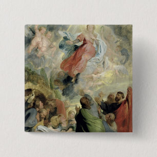 The Assumption of the Virgin Mary Button