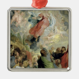 The Assumption of the Virgin Mary Metal Ornament