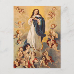 The Assumption of the Virgin Mary Postcard