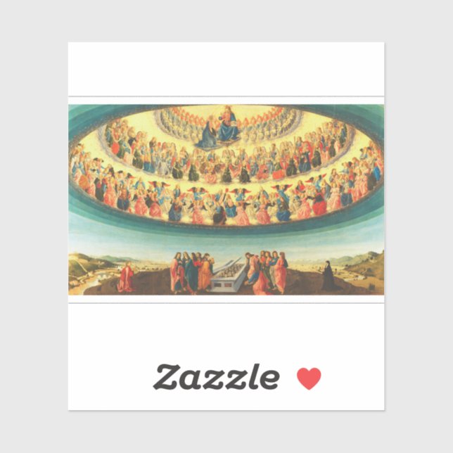 The Assumption of the Virgin Mary Sticker (Sheet)