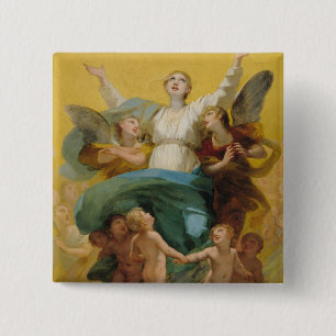 The Assumption of the Virgin Pinback Button