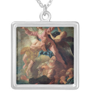 The Assumption of the Virgin Silver Plated Necklace