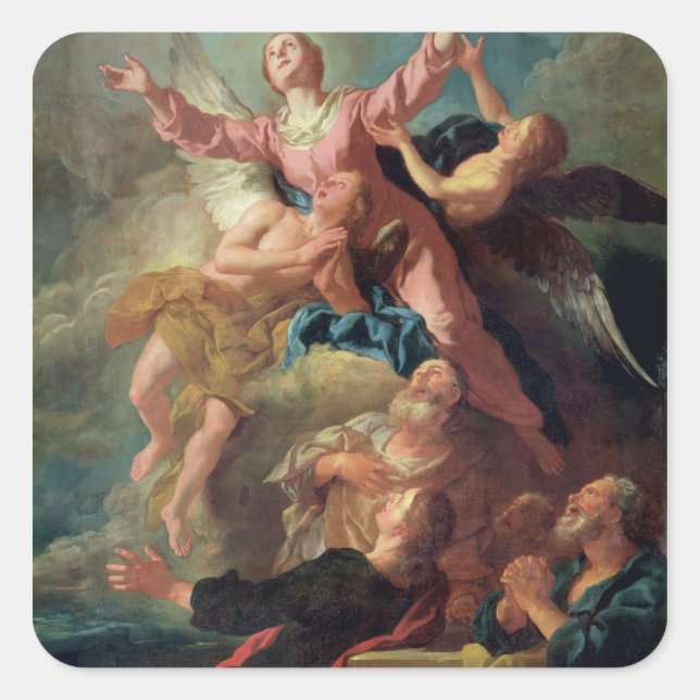 The Assumption of the Virgin Square Sticker (Front)