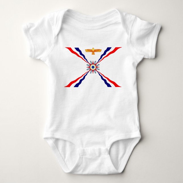 The Assyrian Chaldean Syriac Store Baby Bodysuit (Front)