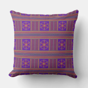 The Assyrian Citadel Geometric Pillow
