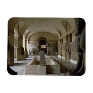 The Assyrian Room at the Louvre in Paris (photo) Magnet
