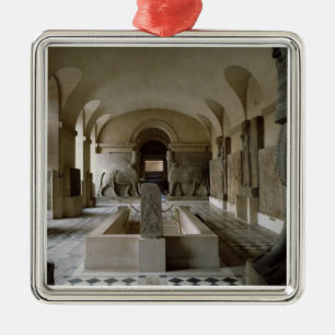 The Assyrian Room at the Louvre in Paris (photo) Metal Ornament