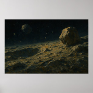 The Asteroid Belt Poster