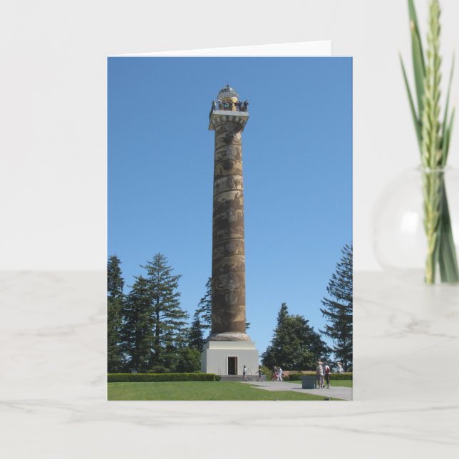 The Astoria Column Card (Front)