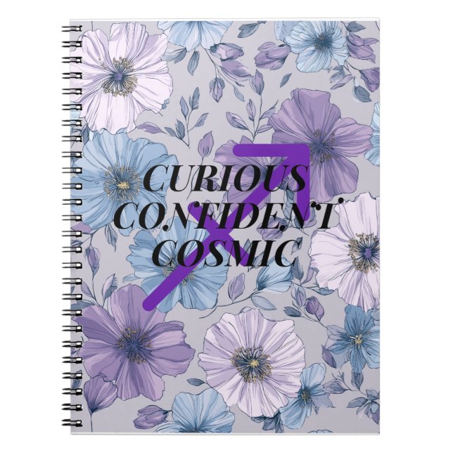 ♐ The Astro-Nomad Notebook: Wildflower  Notebook (Front)