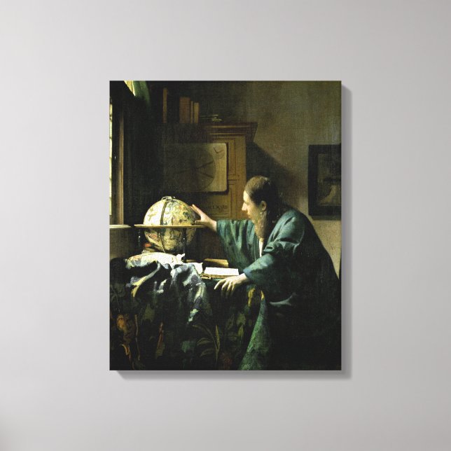 The Astronomer, 1668 Canvas Print (Front)