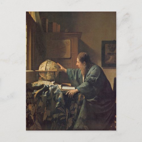 The Astronomer by Johannes Vermeer Postcard