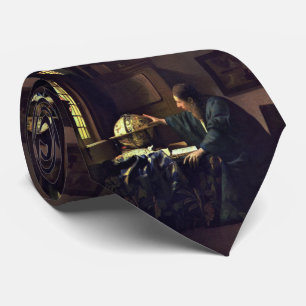 The Astronomer by Johannes Vermeer Tie