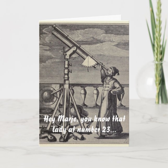 the astronomer card (Front)
