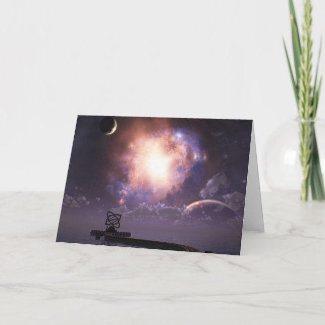 The Astronomer Greeting Card (Front)