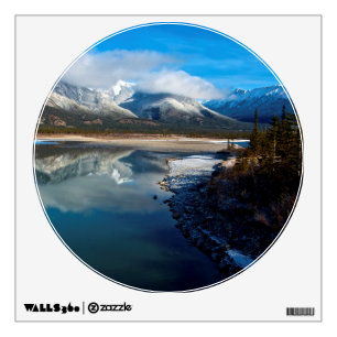 The Athabasca River in Jasper National Park Wall Sticker