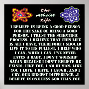 The Atheist Life Poster