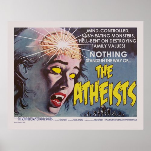 The Atheists Spoof Movie Poster Large