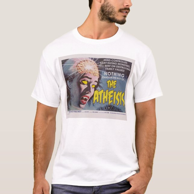 The Atheists Spoof Movie Poster Men's Shirt (Front)