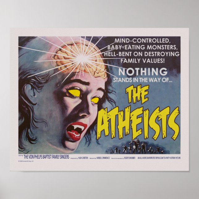The Atheists Spoof Movie Poster (Portfolio) (Front)