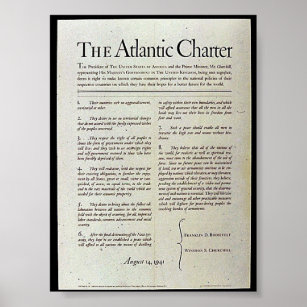 The Atlantic Charter Poster