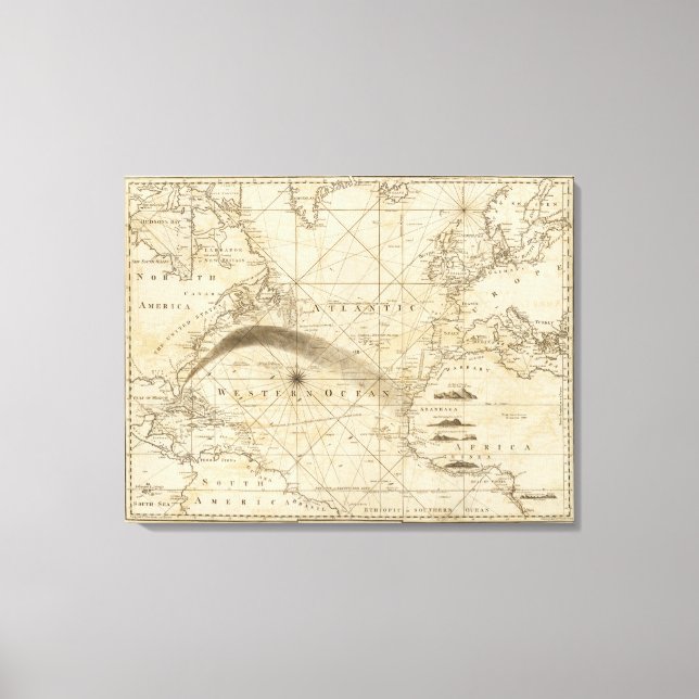 The Atlantic Ocean Canvas Print (Front)