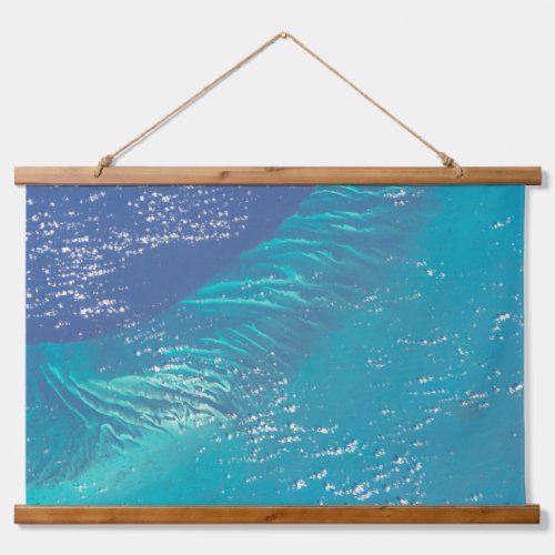 The Atlantic Ocean Off The Coast Of The Bahamas Hanging Tapestry