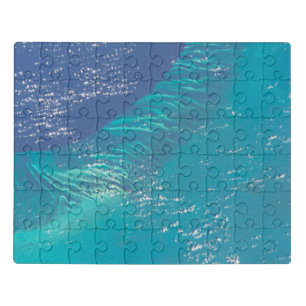 The Atlantic Ocean Off The Coast Of The Bahamas Jigsaw Puzzle