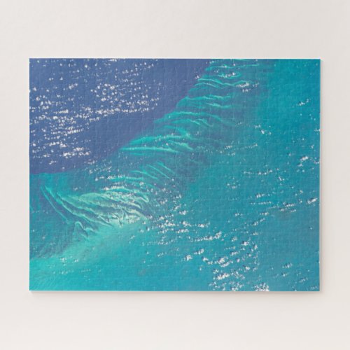 The Atlantic Ocean Off The Coast Of The Bahamas Jigsaw Puzzle