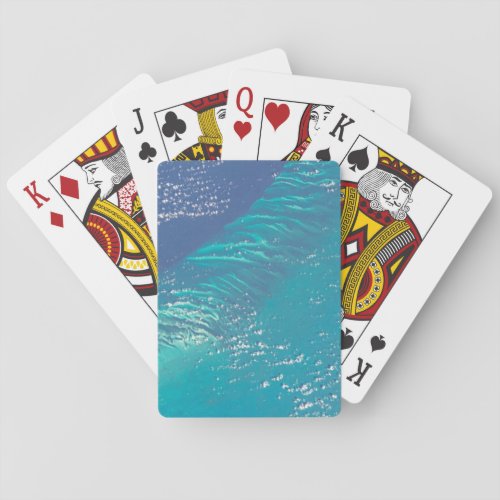 The Atlantic Ocean Off The Coast Of The Bahamas Playing Cards