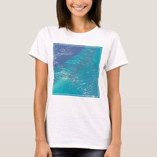 The Atlantic Ocean Off The Coast Of The Bahamas T_Shirt