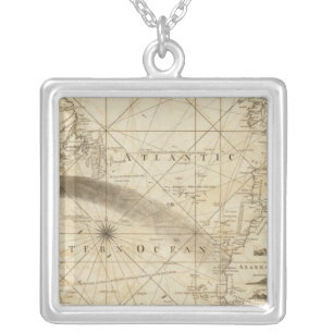 The Atlantic Ocean Silver Plated Necklace