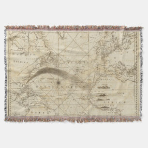 The Atlantic Ocean Throw Blanket