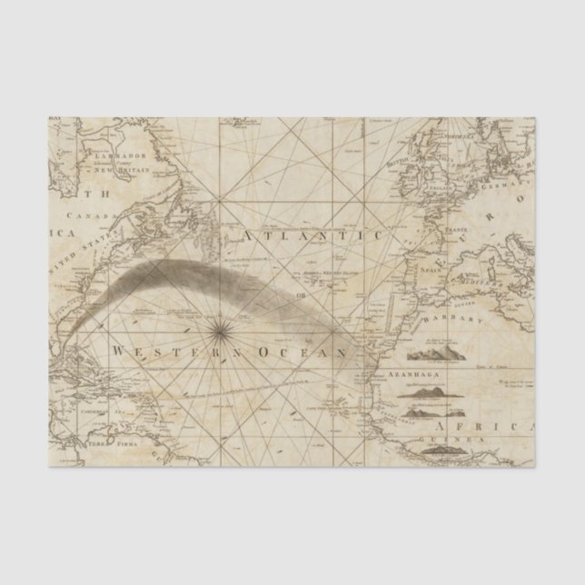 The Atlantic Ocean Tissue Paper (Front)