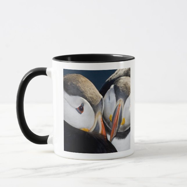 The Atlantic Puffin, a pelagic seabird Mug (Left)