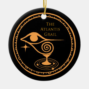 The Atlantis Grail Holiday Ornament -TAG Logo