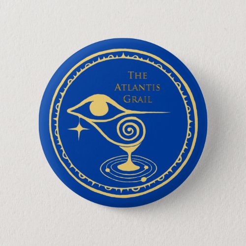 The Atlantis Grail Logo Button _ Blue Quadrant