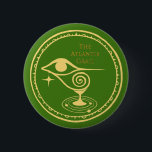 The Atlantis Grail Logo Button - Green Quadrant<br><div class="desc">The Atlantis Grail Logo Button - Has the TAG Logo in Green. Perfect for the Green Quadrant! Show your affiliation! Based on the exciting science fiction series of books by Vera Nazarian.</div>
