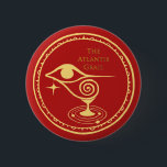 The Atlantis Grail Logo Button - Red Quadrant<br><div class="desc">The Atlantis Grail Logo Button - Has the TAG Logo in Red. Perfect for the Red Quadrant! Show your affiliation! Based on the exciting science fiction series of books by Vera Nazarian.</div>