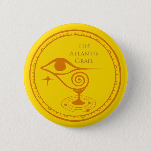 The Atlantis Grail Logo Button _ Yellow Quadrant